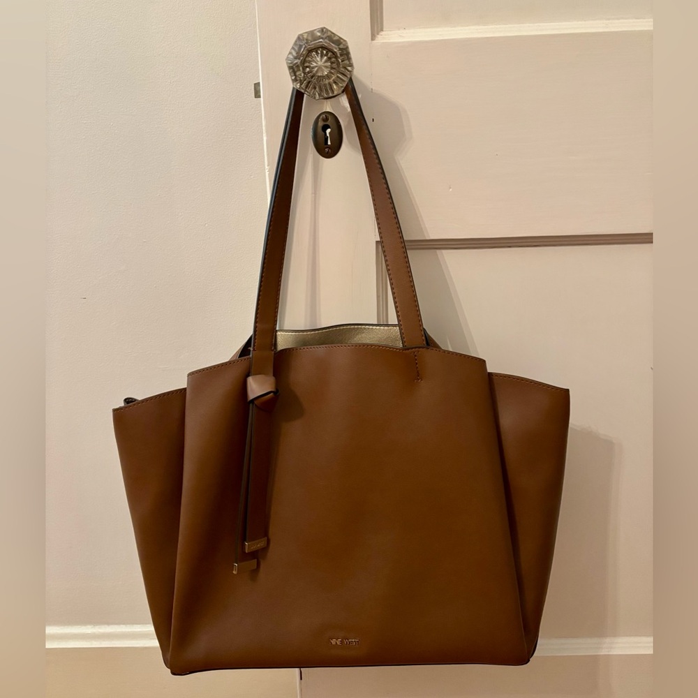 Nine West Brown Tote Bag